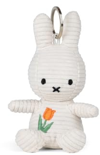 Miffy Schlüsselanhänger Cord Offwhite Tulpe 10 cm