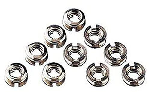 Hama Convertisseurs de pas GS 5000 (pas 1/4 => 3/8, ensemble de 10 pièces pour tête de trépied) Argent