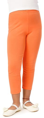 Merry Style Mädchen 3/4 Leggings aus Viskose MS10-131 (Orange, 146)