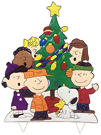 TisYourSeason Peanuts Gang Around The Tree Weihnachtsdekoration