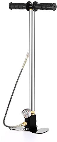 Anhon Handluftpumpe 310Bar PCP-Pumpe 3-Stufen Luftgewehr Lade Stirrup Handpumpe