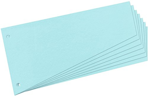 Herlitz Trennstreifen Trapez 230 x 120 mm (400 Stück, blau)