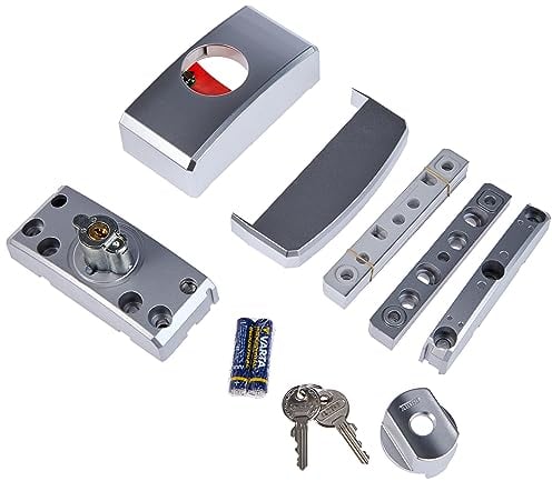 ABUS 78552 Fenster Zusatzsicherung mit Alarm, Silber, Gleichschließend / AL0145