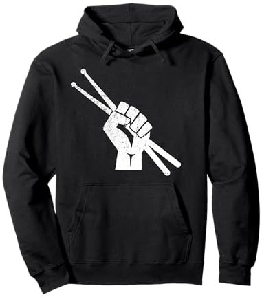 Schlagzeug - Vintage Drummer Musiker Schlagzeuger Geschenk Pullover Hoodie