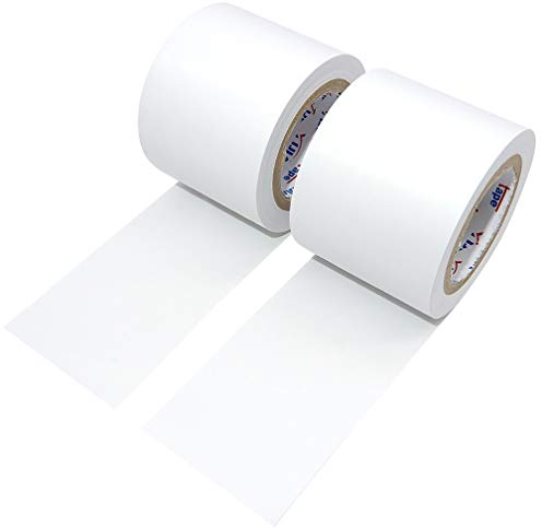 ALBOYI Isolierband 2 Rollen, 50 mm x 15 m Elektro-Isolierband Selbstklebendes, PVC Klebeband Wasserdichtfür für Isolieren, Reparieren, Bündeln von Kabeln, Schwer Entflammbar, Weiß