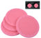 Car Coasters, Wisdompro 4 Pack PVC Car Cup Holder Insert Coaster - Anti Slip Universal Vehicle Interior Accessories Cup Mats for Women(2.75 Diameter, Pink)