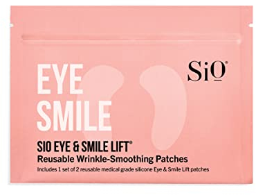 SiO Beauty Eye & Smile Lift | Eye & Smile Anti-Falten-Patches für 2 Wochen | Glättende Silikon-Patches für Augen & Smile Falten und feine Linien, Beige Eye & Smile Lift (2 Pad-Pack)