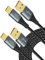 CableCreation Câble USB C court 1M, [Lot de 2] Câble USB C 5A, câble de données de charge rapide USB type C tressé pour Huawei P30/P40, Xiaomi 9/10