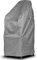 Mehr Garten Housse de Protection pour chaises empilables/chaises Pliantes | 68 x 98 x 110/150 cm | Polyester tissé Oxford 600D, Couleur : Gris