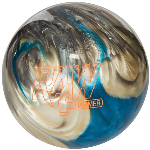 Hammer unisex adult Unique Bowling Ball, Blue/Silver/White, 16 US