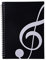Blank Sheet Music Notebook 50 Pages Music Sheet Spiral Notebook Music Writing Notebook, Piano Note Book Accessories (Treble Clef Notebook)