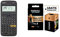 Casio SCHULRECHNER FX-82DE X CLASSWIZ, BATTERIEBETRIEB,Black + Duracell NEW Optimum AAA Alkaline Batteries [Pack of 4], 1.5 V LR03 MX2400