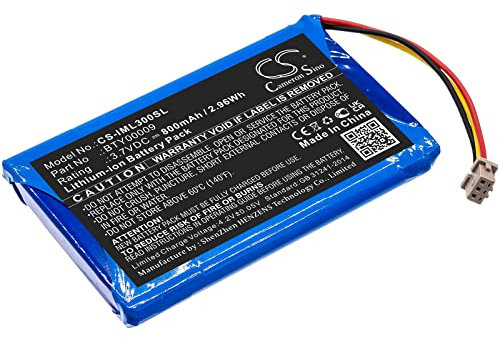 TCTK Akku 800mAh Kompatibel mit [Ingenico] LEC-V03.00-0242, Vital Act 3S Ersetzt BTY00009, FPS16020002419