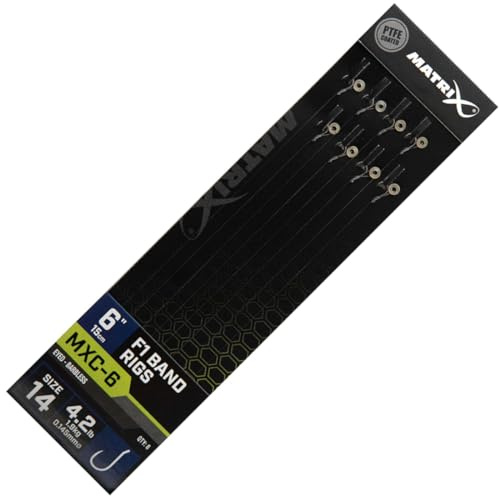 Matrix MXC-6 15,2 cm F1 Band-Rigs ohne Widerhaken, 8 Stück (Sz14-0,145 mm)