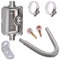 24MM Auspuff Schalldämpfe + 200CM Abgasschlauch für Stromerzeuger, Auto Auspuffrohr Standheizung Abgasrohr Schalldämpfer Kit, Edelstahl Auto-Heizung Zubehör