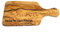 Personalisiertes Servierbrett aus Olivenholz mit Gravur Ihres Wunschtextes oder Namen, Schneidebrett, Käsebrett, 2 verschiedene Größen (ca. 30 x 15 cm)