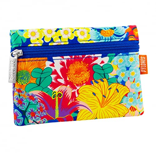 Pylones - Mini-Geldbörse – Blumenstrauß, blau, one size, geldbörse
