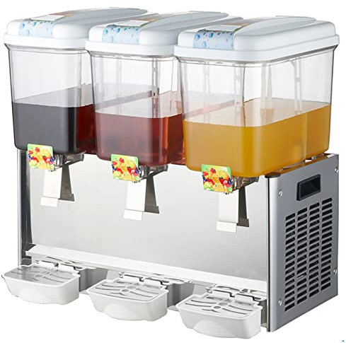 Máquina Comercial de granizado de 54L, máquina de granizado de Hielo para Bebidas congeladas, fabricación de Bebidas refrescantes para Oficina, Cocina, Restaurante, Tiendas de té con Leche