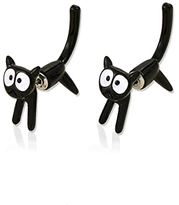 PLABBDPL Ohrstecker aus Edelstahl, Damen Creolen Ohrringe Set, Süßes Tier, Ohrringe für Mädchen und Damen, Hypoallergen