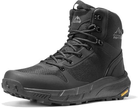 NORTIV 8 Rangers Homme Botte Tactique Militaire,Size 44,Noir