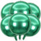 VIKY® 6 Stück Folienballon Geburtstag, 22 Zoll 4D Luftballons Geburtstag Helium Ballon Grün, Kindergeburtstag Deko Luftballon, Party Deko Ballons für Geburtstag, Graduation, Einschulung, Rente Deko