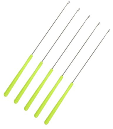 STOBOK 5St häkeln basteln set ses bastelset Sofortiges Verriegelungswerkzeug Haken Werkzeuge zum Flechten von Teppichen Hut-Zopf-Werkzeug Pullover einstellen kleine Häkelarbeit Plastik