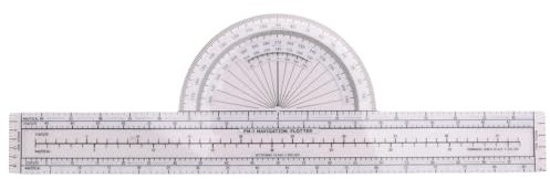 Grendly Luftfahrt Navigation Plotter Flugplotter Kunststoff Flugplotter Premier Festplotter mit WACCharts, Flugplanungswerkzeuge für Piloten, für Studenten