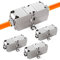 HB-DIGITAL 4X Cat 6a LSA Netzwerkkabel Verbinder 10 Gbit/s werkzeuglose LAN Kupplung & Verlängerung für LAN Verlegekabel Ethernet Installationskabel RJ45 Anschluss kompatibel mit LSA Kabel
