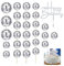Lvefyti 28 Stück Disco Ball Cupcake Toppers, Discokugel Kuchen Toppers, 1970S Disco Ball Cupcake Dekorationen Discokugel Deko Tortendeko Spiegelkugel für Geburtstags 70er 80er 90er Party