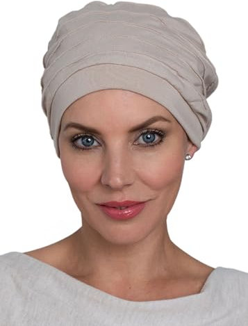 Deresina Harmony Volumed Headwear, Bamboo Chemo Headwear for Women, taupe, taille unique