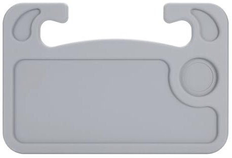 HSEAMALL Auto Lenkrad Tisch,Autotisch für Fahrer, Autolenkrad Schreibtisch Fits Most Vehicles Steering Wheels for Travels (Grey)