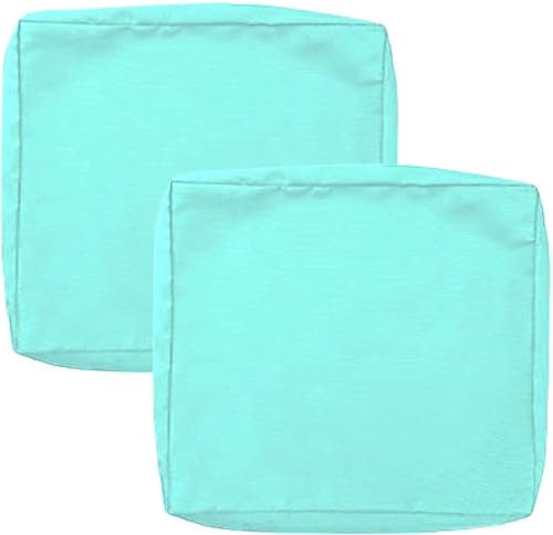 JORTUIO Sofa Überzug Wasserdicht 2 /4Stück Sitzkissenbezug Sofa Sitzkissen Bezug Outdoor Sofabezug Couch Überzug Outdoor Kissen Wetterfest Bezüge Für Gartenpolster Abnehmbar(Color9,65x65x10cm2pcs)