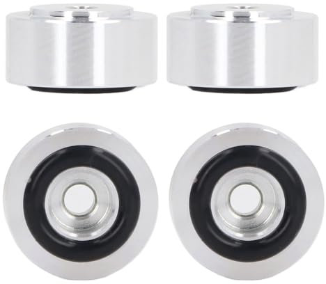 Speaker Isolation Feet, Subwoofer Isolation Pad 4Pcs Speaker Shock Absorption Feet Aluminum Alloy Turntable Isolation Platform for CD Players