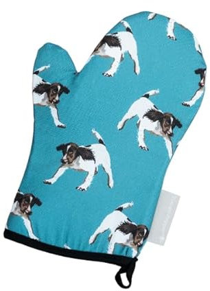 Tracey Cooper - Springer Spaniel Oven Mitt, 100% Cotton, Single Oven Glove, Machine Washable