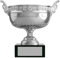 MIAOWR Trophée De L'open De France De Tennis Masculin, Hauteur : 16 cm/6,3 Pouces, Souvenir De Champion, Décoration De Table De Bar À Domicile, Cadeaux pour Les Fans
