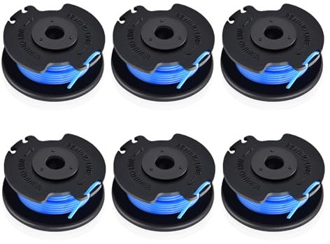 MALNDTK Bobine pour coupe-bordure Ryobi 18 V - OLT1825, OLT1825M, OLT1830H, OLT1831, OLT1831H, OLT1831S, OLT1832, P2000, P2001, P2002, P2003, P2004 P200. 5. Bobine de rechange AC14RL3A (6 bobines)