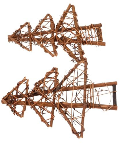 MAGICLULU 2 Piezas De Vid para Manualidades De Vid Natural Navideña De Marco para De Bricolaje para Decoración De Puerta Navidad