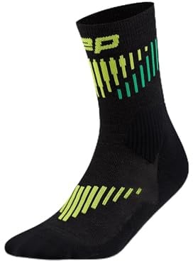 CEP Core Run Merino Mid 3.0 Laufsocken Herren – Atmungsaktive Merino Socken & Kompressionssocken für Herren zum Laufen & Sport – Leistungsstarke Laufsocken mit hohem komfort