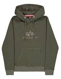 Alpha Industries Damen Basic Bl Mirror Leo Kapuzenpullover (1er Pack)