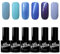 KADS Gel Nail Polish, 9.5ml/pcs 6 Colors Soak-off UV LED Gel Polish Nail Art Manicure