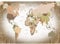 Runa Art Papier peint intissé carte du monde 352 x 250 cm Toison Mur XXL Tableaux Muraux Tapisserie Photo Décoration Murale Salon Chambre marron 9457011b