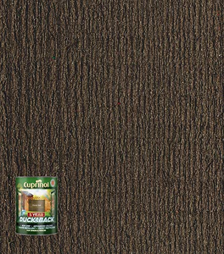 2X Ducksback 5 Year Waterproof for Sheds and Fences, 5 L - Forest Oak