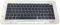 OLVINS Clé de Rechange pour Capuchon GR Allemand Clavier Touches QWERTY pour MacBook Pro Retina 13 A1708 GR Touches du Clavier
