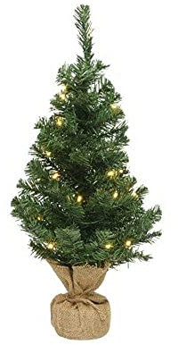 Everlands - Mini albero di Natale artificiale imperiale, 75 cm