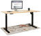 KRIEG HighDesk SMART Höhenverstellbarer Schreibtisch 180 x 80 cm I Schwarz + Ahorn - Elektrischer Sitz- & Stehtisch mit Tischplatte - Stehschreibtisch Elektrisch Höhenverstellbar