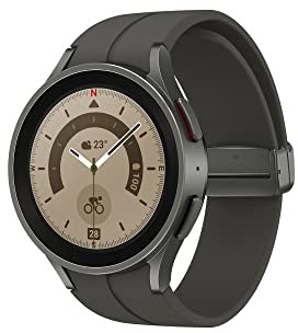 Samsung Galaxy Watch5 Pro 45mm 4G LTE Smart Watch, Grey Titanium (UK Version)
