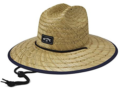 Billabong Chapeau de paille imprimé marées pour femme, Aqua 2, Taille unique