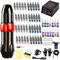 Professionelles Tattoo Machine Set, 40 Stück Nadelkartuschen, 14 Farben Tattoo-Tinten-Set, rotierendes Tattoo-Maschinen-Stift-Set, komplettes Tattoo-Stift-Set mit LED-Tattoo-Netzteil