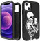 Pegmode for iPhone 14 Plus Case - Heavy Duty Protective Designer Selfie Skeleton Cute Cartoon Hard Shockproof Bumper Phone Cases for Apple iPhone 14 Plus for Girly Women Men Girls Boys Teens