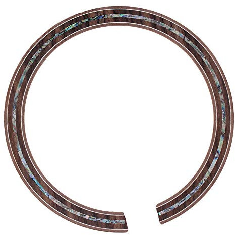 Yibuy Klassische Holz Farbe Palisander Akustische Gitarre Rosette Schallloch Rosette B-13
